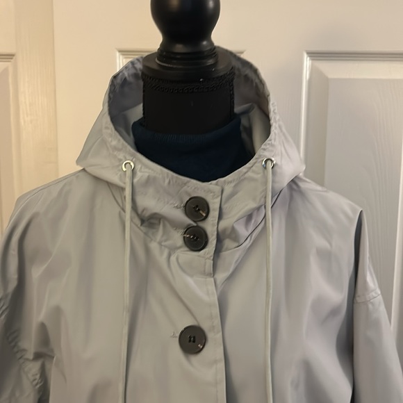 Windbreaker Rain Coat in Grey - Picture 1 of 9